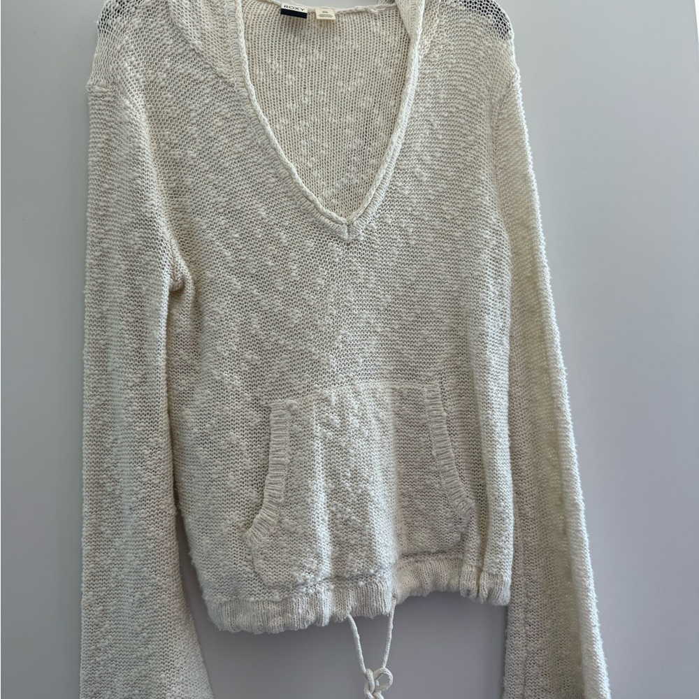 Roxy knit lightweight sweater cream size S